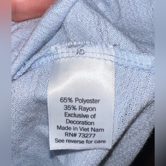 XXL women’s light blue Lauren Conrad top - Picture 4 of 4